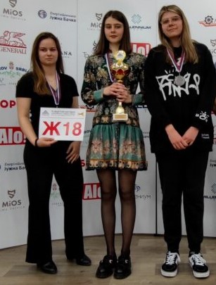 Varvara Veljković bronzana  na Prvenstvu Srbije u standardnom šahu